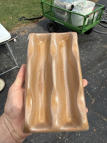 Frankoma pottery taco stand - pottery,